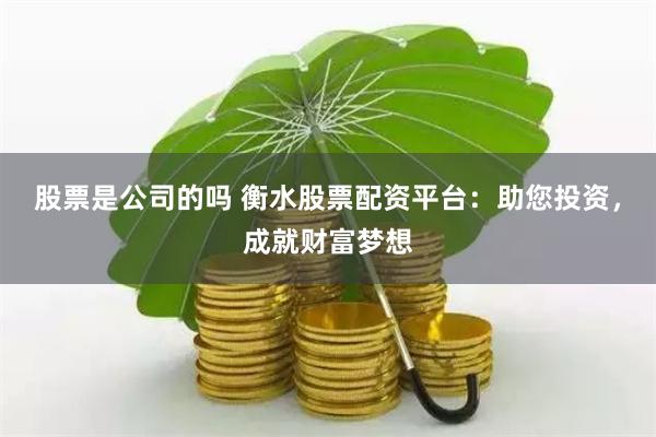 股票是公司的吗 衡水股票配资平台：助您投资，成就财富梦想